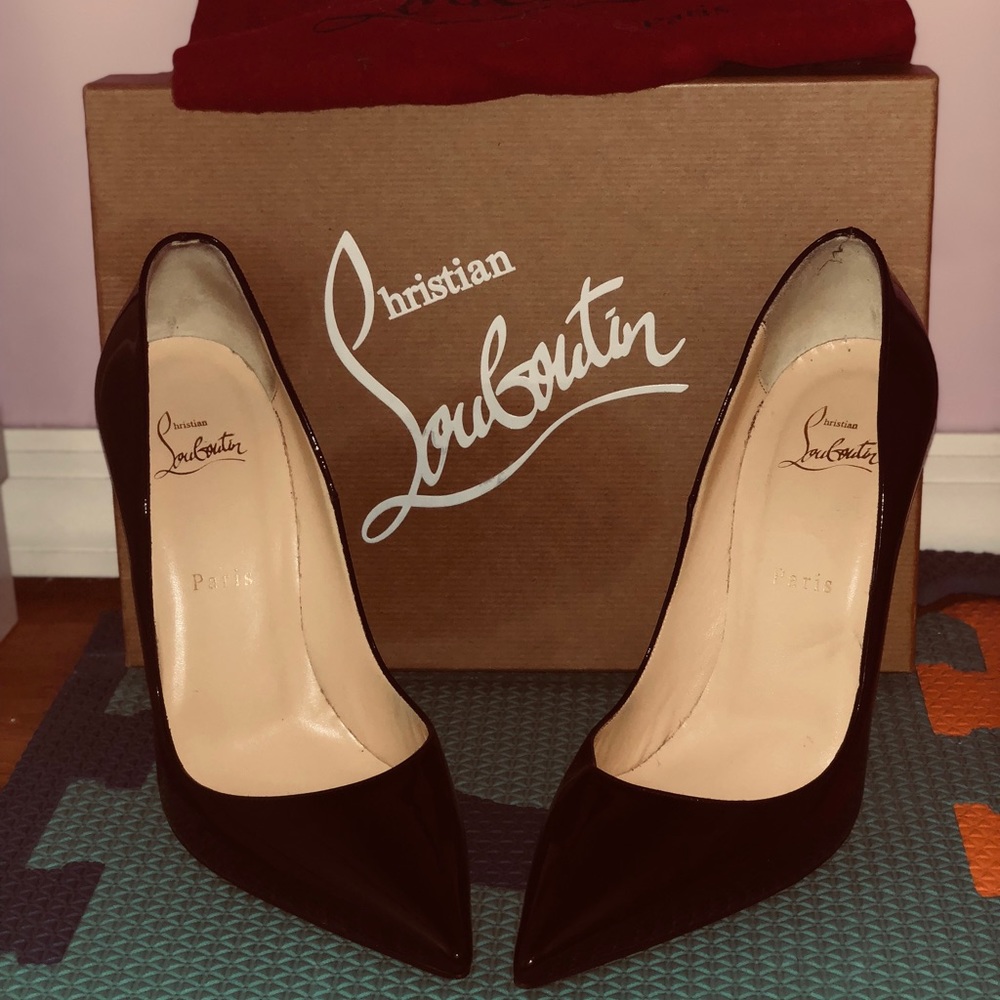 Black SoKate 120 Patent Christian Louboutin Shoes